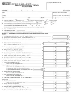 Free Delaware 300 PDF Template