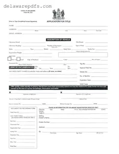 Free Delaware No 212 PDF Template