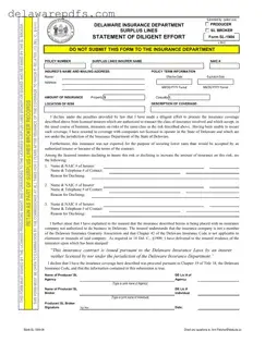 Free Delaware Sl PDF Template